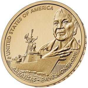 Verenigde Staten is USA 1 Dollar 2025 “Staat Arkansas"Letter D