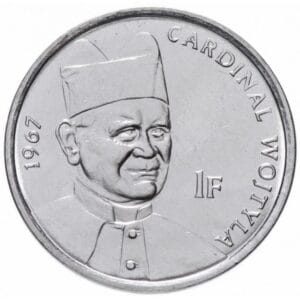 Congo CDR 1 Franc 2004 “Kardinaal Prist Wojtyła”