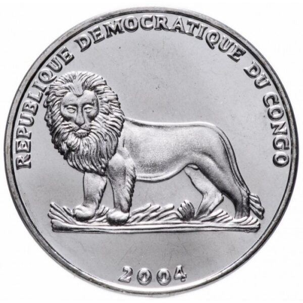 Congo CDR 1 Franc 2004 "Paus Prist Wojtyła" - Afbeelding 2