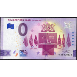 Nederland 0 Eurobiljet 2025 “NAVO-TOP"
