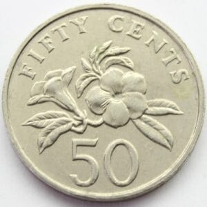 Singapore 50 Cents 2009 “Bloem de Gouden Trompet”