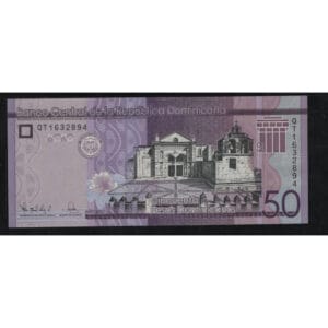 Dominicaanse Republiek 50 Pesos 2023"Kathedraal van America Santa Maria"