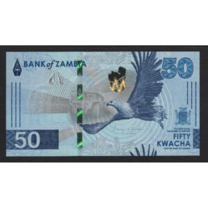 Zambia 50 Kwacha 2024 “Vogel de Visarend”