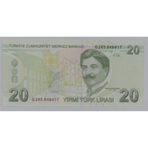 Turkije 20 Lira 2022 "Architect Mimar Kemaleddin"