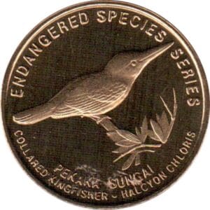 Maleisië 25 Sen 2004 “Vogel de Witkraagijsvogel”