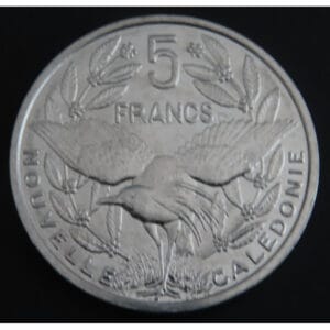 Nieuw-Caledonië 5 Francs 2010 “Vogel de Kagu”