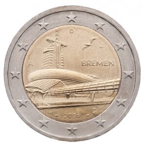 Duitsland 2 Euromunt 2026 "Klimahaus Bremerhaven"Letter A