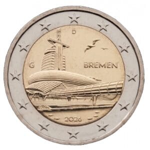 Duitsland 2 Euromunt 2026 “Klimahaus Bremerhaven”Letter G