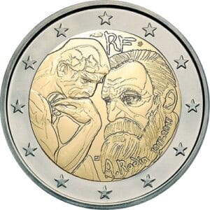 Frankrijk 2 Euromunt 2017 “Auguste Rodin"