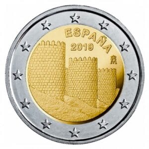 Spanje 2 Euromunt 2019 “Oude binnenstad van Ávila"