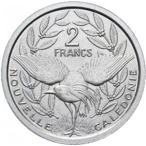 Nieuw-Caledonië 2 Francs 1949 “Vogel de Kagu”