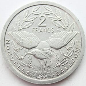 Nieuw-Caledonië 2 Francs 2011 “Vogel de Kagu”
