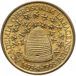 Slovenië 5 Tolarjev 1993 "Operosorum Labacensium Academia"