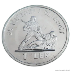 Albanië 1 Lek 1969 "25 jaar Bevrijding"