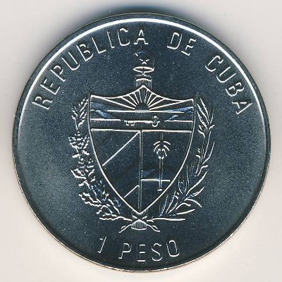Cuba 1 Pesos 1996 "De Papilio Vlinder" - Afbeelding 2