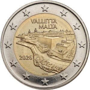 Malta 2 Euromunt 2026 "Stad Valletta"