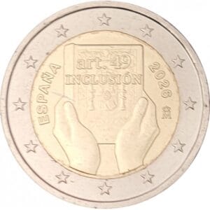 Spanje 2 Euromunt 2026 “Rechten van Personen met Beperking"