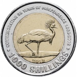 Uganda 1000 Shillings 2012 “50ste verjaardag van de Onafhankelijkheid"