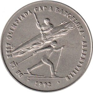 Andorra 2 Diners 1987 “XXV Olymp.Zomer en XVI Olymp.Winterspelen"